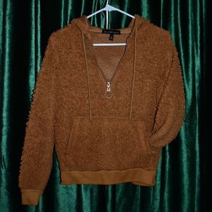 DEREK HEART jumper w/ hood